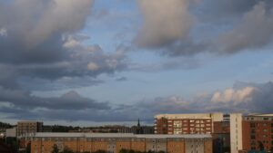 View of the sky from the window!